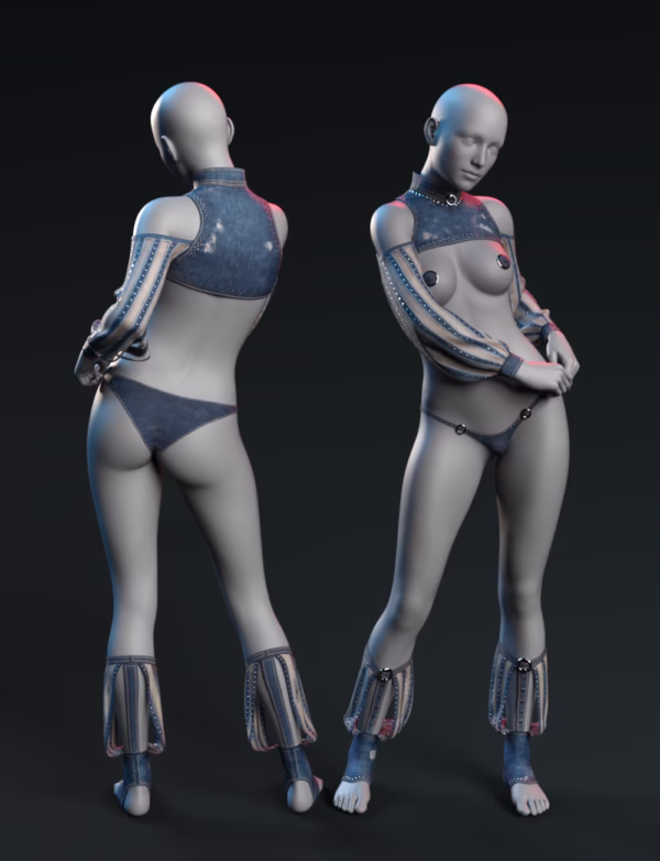 dForce Exotic Costume for G8M, G8F, and G9 - Image 7