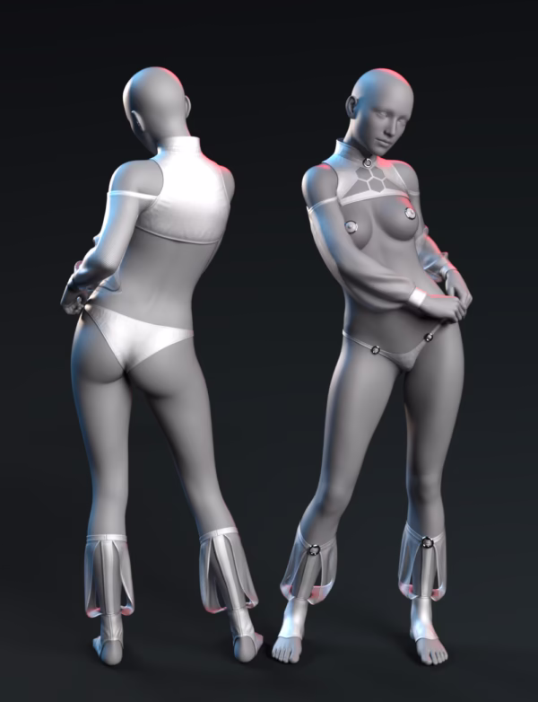 dForce Exotic Costume for G8M, G8F, and G9 - Image 3