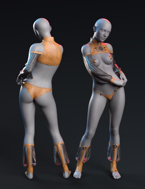 dForce Exotic Costume for G8M, G8F, and G9 - Image 2