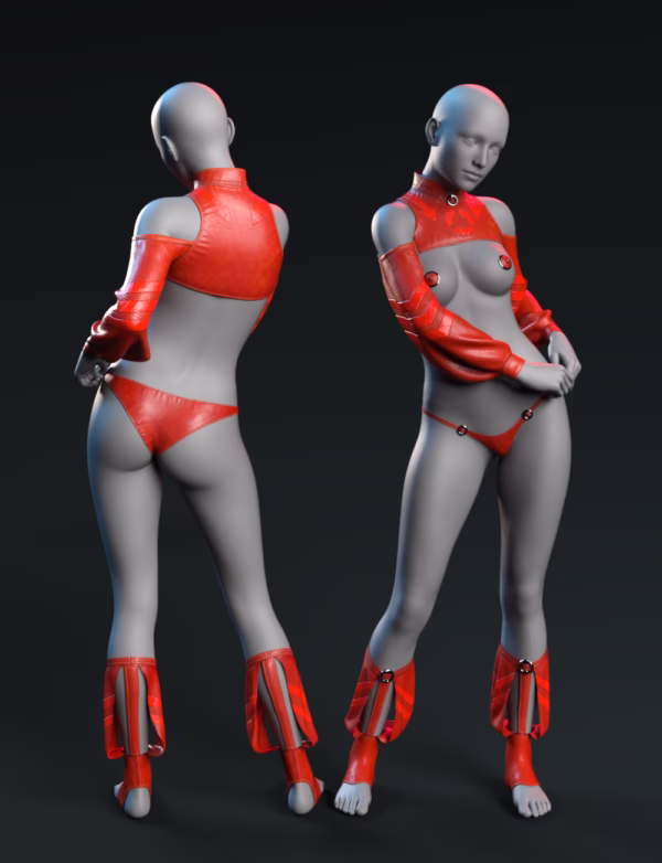 dForce Exotic Costume for G8M, G8F, and G9 - Image 5
